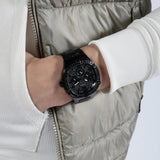 Buy Shop Guess Duke Glitz Crystals Black Dial Black Steel Strap Watch For Men - GW0576G3 USA Online