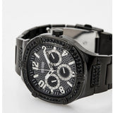 Buy Shop Guess Duke Glitz Crystals Black Dial Black Steel Strap Watch For Men - GW0576G3 USA Online