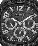 Buy Shop Guess Duke Glitz Crystals Black Dial Black Steel Strap Watch For Men - GW0576G3 USA Online