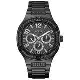 Buy Shop Guess Duke Glitz Crystals Black Dial Black Steel Strap Watch For Men - GW0576G3 USA Online