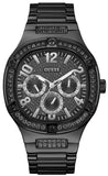 Buy Shop Guess Duke Glitz Crystals Black Dial Black Steel Strap Watch For Men - GW0576G3 USA Online