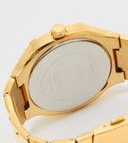 Buy Shop Guess Duke Glitz Crystals Gold Dial Gold Steel Strap Watch For Men - GW0576G2 USA Online