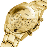 Buy Shop Guess Eclipse Gold Dial Gold Steel Strap Watch for Women - GW0314L2 USA Online