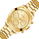 Buy Shop Guess Eclipse Gold Dial Gold Steel Strap Watch for Women - GW0314L2 USA Online