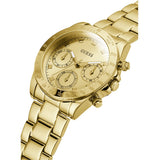 Buy Shop Guess Eclipse Gold Dial Gold Steel Strap Watch for Women - GW0314L2 USA Online