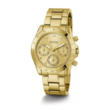 Buy Shop Guess Eclipse Gold Dial Gold Steel Strap Watch for Women - GW0314L2 USA Online