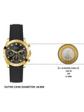 Buy Shop Guess Eclipse Multi Function Black Dial Black Rubber Strap Watch for Women - GW0315L1 USA Online