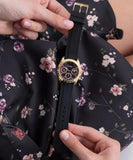 Buy Shop Guess Eclipse Multi Function Black Dial Black Rubber Strap Watch for Women - GW0315L1 USA Online