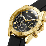 Buy Shop Guess Eclipse Multi Function Black Dial Black Rubber Strap Watch for Women - GW0315L1 USA Online