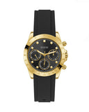 Buy Shop Guess Eclipse Multi Function Black Dial Black Rubber Strap Watch for Women - GW0315L1 USA Online