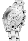 Buy Shop Guess Eclipse Multi Function Silver Dial Silver Steel Strap Watch for Women - GW0314L1 USA Online
