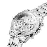 Buy Shop Guess Eclipse Multi Function Silver Dial Silver Steel Strap Watch for Women - GW0314L1 USA Online