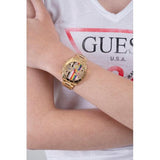 Buy Shop Guess Eclipse Multifunction Gold Dial Gold Steel Strap Watch for Women - GW0433L1 USA Online