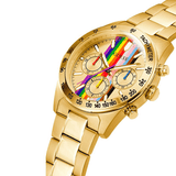 Buy Shop Guess Eclipse Multifunction Gold Dial Gold Steel Strap Watch for Women - GW0433L1 USA Online