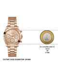 Buy Shop Guess Eclipse Rose Gold Dial Rose Gold Steel Strap Watch for Women - GW0314L3 USA Online