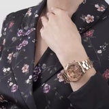 Buy Shop Guess Eclipse Rose Gold Dial Rose Gold Steel Strap Watch for Women - GW0314L3 USA Online