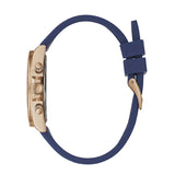 Buy Shop Guess Eclipse White Dial Blue Rubber Strap Watch for Women - GW0315L2 USA Online