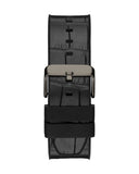 Buy Shop Guess Edge Chronograph Black Dial Black Leather Strap Watch For Men - GW0492G1 USA Online