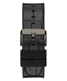 Buy Shop Guess Edge Chronograph Black Dial Black Leather Strap Watch For Men - GW0492G1 USA Online