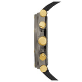 Buy Shop Guess Edge Chronograph Black Dial Black Leather Strap Watch For Men - GW0492G1 USA Online