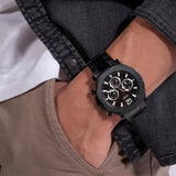 Buy Shop Guess Edge Chronograph Black Dial Black Steel Strap Watch For Men - GW0539G3 USA Online