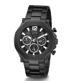 Buy Shop Guess Edge Chronograph Black Dial Black Steel Strap Watch For Men - GW0539G3 USA Online