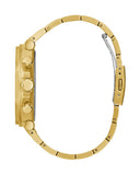 Buy Shop Guess Edge Chronograph Black Dial Gold Steel Strap Watch For Men - GW0539G2 USA Online