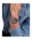 Buy Shop Guess Edge Chronograph Black Dial Silver Steel Strap Watch For Men - GW0539G1 USA Online