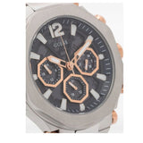 Buy Shop Guess Edge Chronograph Black Dial Silver Steel Strap Watch For Men - GW0539G1 USA Online