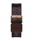 Buy Shop Guess Edge Chronograph Brown Dial Brown Leather Strap Watch For Men - GW0492G2 USA Online