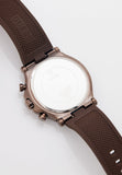 Buy Shop Guess Edge Chronograph Brown Dial Brown Leather Strap Watch For Men - GW0492G2 USA Online