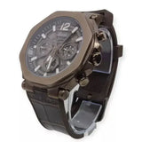Buy Shop Guess Edge Chronograph Brown Dial Brown Leather Strap Watch For Men - GW0492G2 USA Online