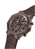 Buy Shop Guess Edge Chronograph Brown Dial Brown Leather Strap Watch For Men - GW0492G2 USA Online