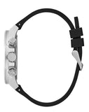 Buy Shop Guess Empire Chronograph Black Dial Black Silicon Strap Watch For Men - GW0583G1 USA Online