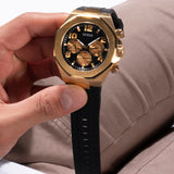 Buy Shop Guess Empire Chronograph Quartz Black Dial Black Silicon Strap Watch For Men - GW0583G2 USA Online