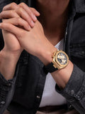 Buy Shop Guess Empire Chronograph Quartz Black Dial Black Silicon Strap Watch For Men - GW0583G2 USA Online