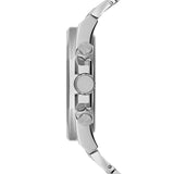 Buy Shop Guess Empire Chronograph Quartz Sky Blue Dial Silver Steel Strap Watch For Men - GW0489G3 USA Online