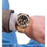 Buy Shop Guess Empire Quartz Black Dial Gold Steel Strap Watch For Men - GW0489G2 USA Online
