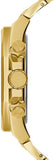 Buy Shop Guess Empire Quartz Black Dial Gold Steel Strap Watch For Men - GW0489G2 USA Online