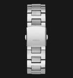 Buy Shop Guess Empire Quartz Black Dial Silver Steel Strap Watch For Men - GW0489G1 USA Online