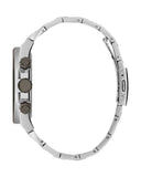 Buy Shop Guess Empire Quartz Black Dial Silver Steel Strap Watch For Men - GW0489G1 USA Online
