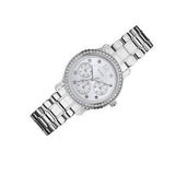 Buy Shop Guess Enchanting Diamonds Silver Dial Silver Steel Strap Watch for Women - W0305L1 USA Online
