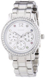 Buy Shop Guess Enchanting Diamonds Silver Dial Silver Steel Strap Watch for Women - W0305L1 USA Online