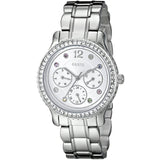 Buy Shop Guess Enchanting Diamonds Silver Dial Silver Steel Strap Watch for Women - W0305L1 USA Online