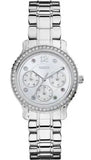 Buy Shop Guess Enchanting Diamonds Silver Dial Silver Steel Strap Watch for Women - W0305L1 USA Online