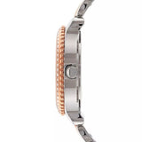 Buy Shop Guess Enchanting Diamonds Silver Dial Two Tone Steel Strap Watch for Women - W0305L3 USA Online