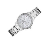 Buy Shop Guess Enchanting Diamonds Silver Dial Silver Steel Strap Watch for Women - W0305L1 USA Online