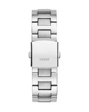 Buy Shop Guess Equity Analog Black Dial Silver Steel Strap Watch For Men - GW0703G1 USA Online