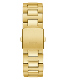 Buy Shop Guess Equity Multifunction Black Dial Gold Steel Strap Watch For Men - GW0703G5 USA Online