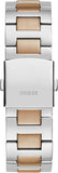 Buy Shop Guess Equity Multifunction Black Dial Two Tone Steel Strap Watch For Men - GW0703G4 USA Online